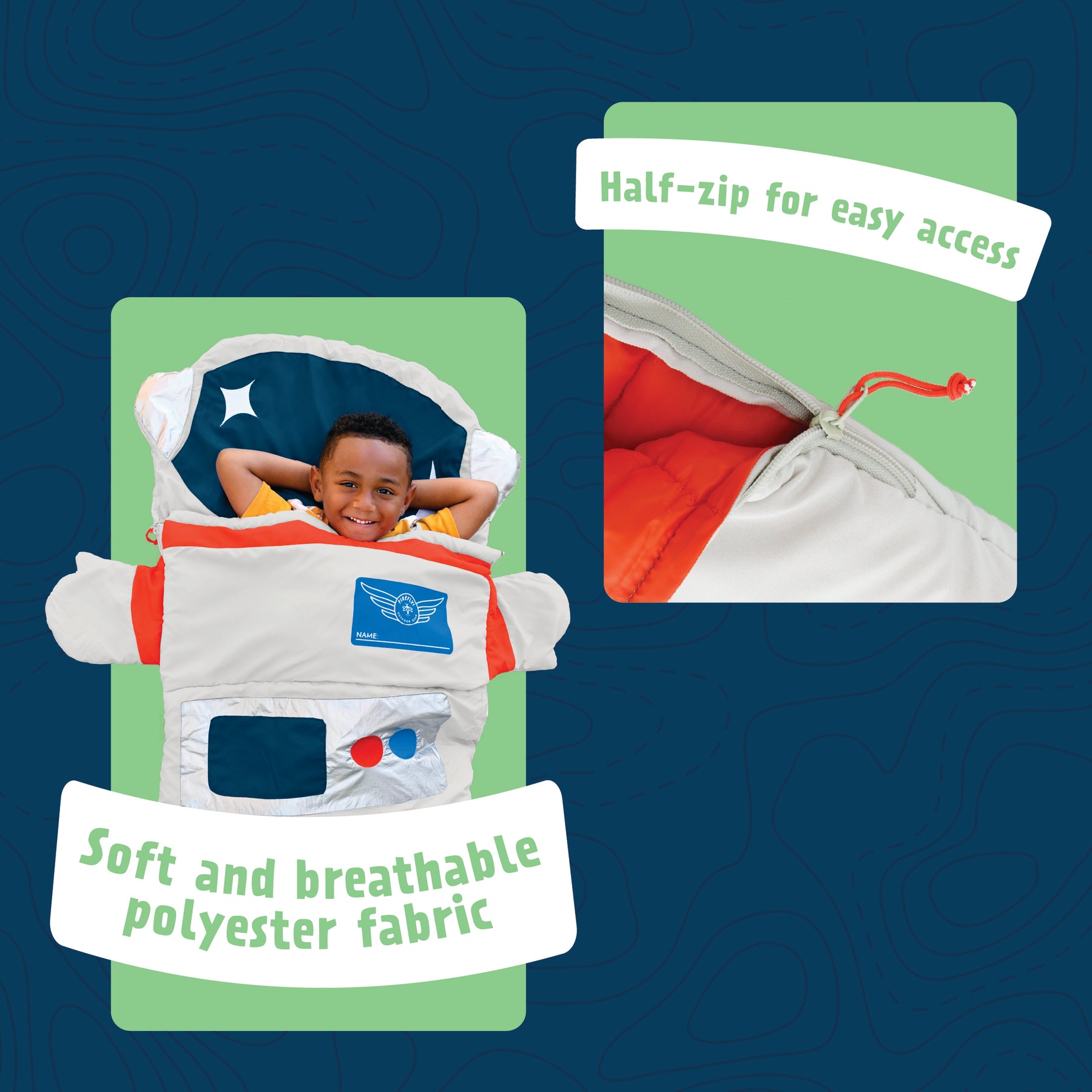 Jett the Astronaut Kids' Sleeping Bag
