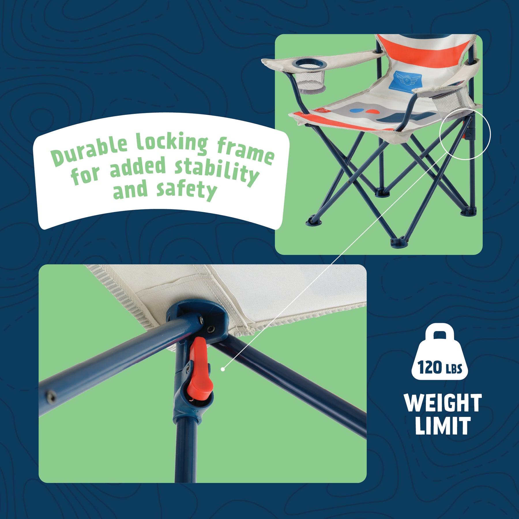 Jett the Astronaut Kids' Camping Chair