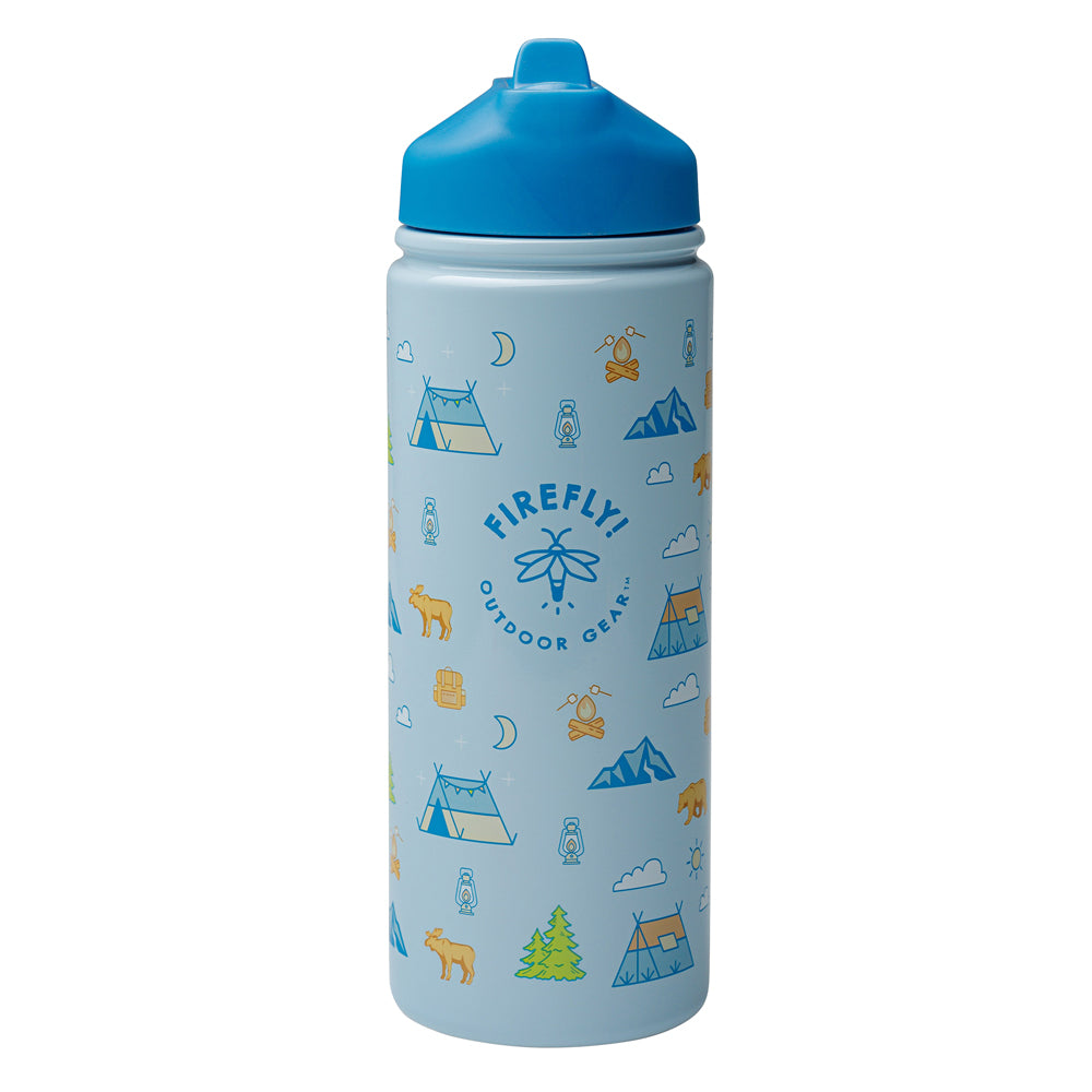 Firefly! Outdoor Gear Stainless Steel 16oz Insulated Youth Water Bottle -  Teal & Green