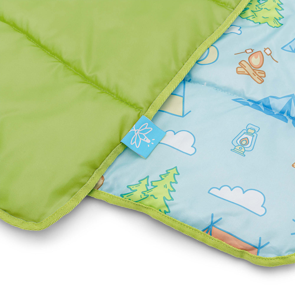 Youth Kids' Camping Blanket - Green