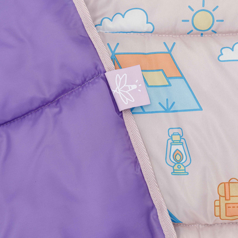 Youth Kids' Camping Blanket - Purple