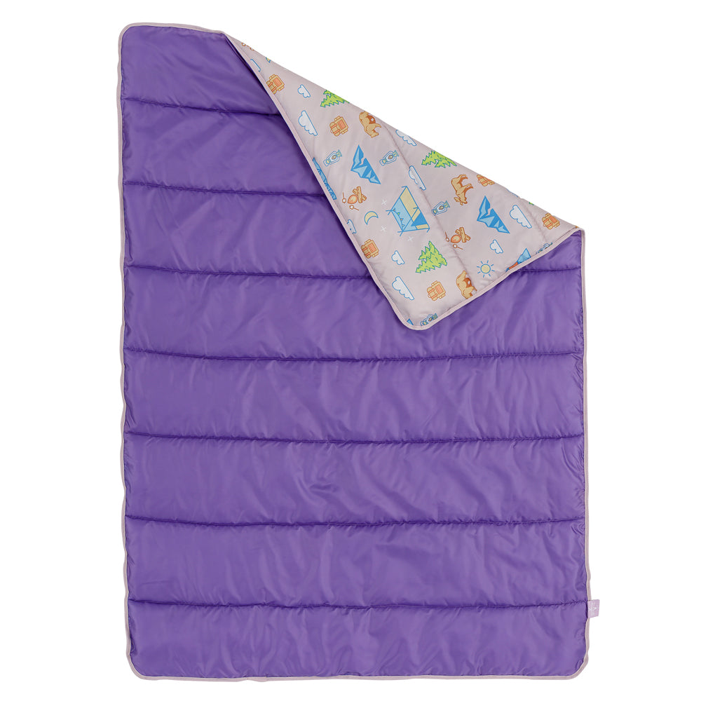 Youth Kids' Camping Blanket - Purple