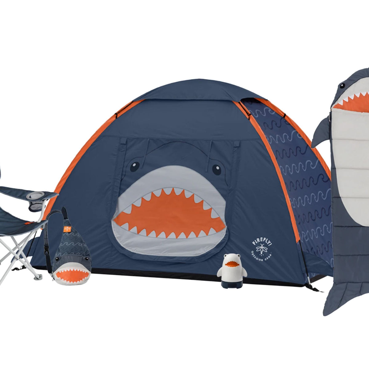 Firefly! Outdoor Gear Finn The Shark Kid's Backpack - Navy Blue (15 liter), Unisex, Size: 15L