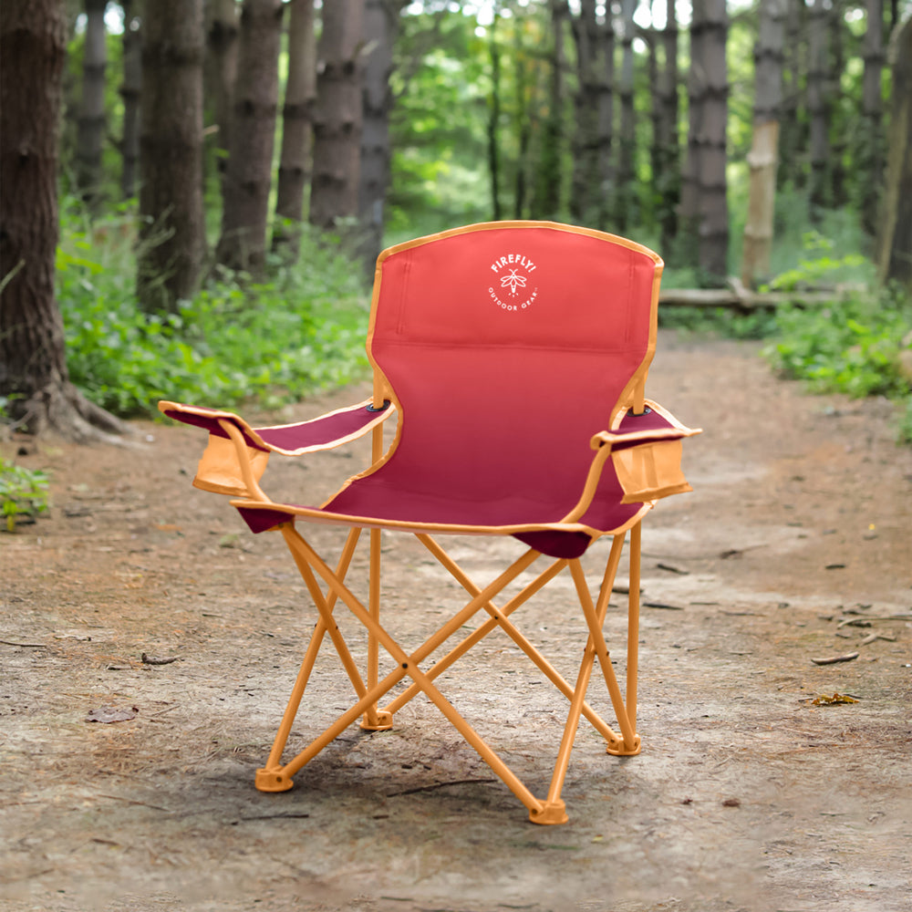 Youth Kids' Camping Chair - Red/Orange