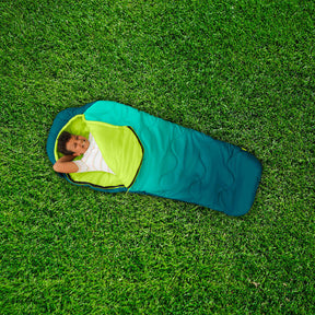 Youth Mummy Kids' Sleeping Bag - Blue/Green