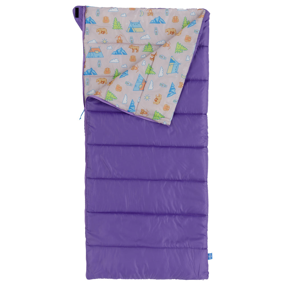 Youth Kids' Sleeping Bag - Purple
