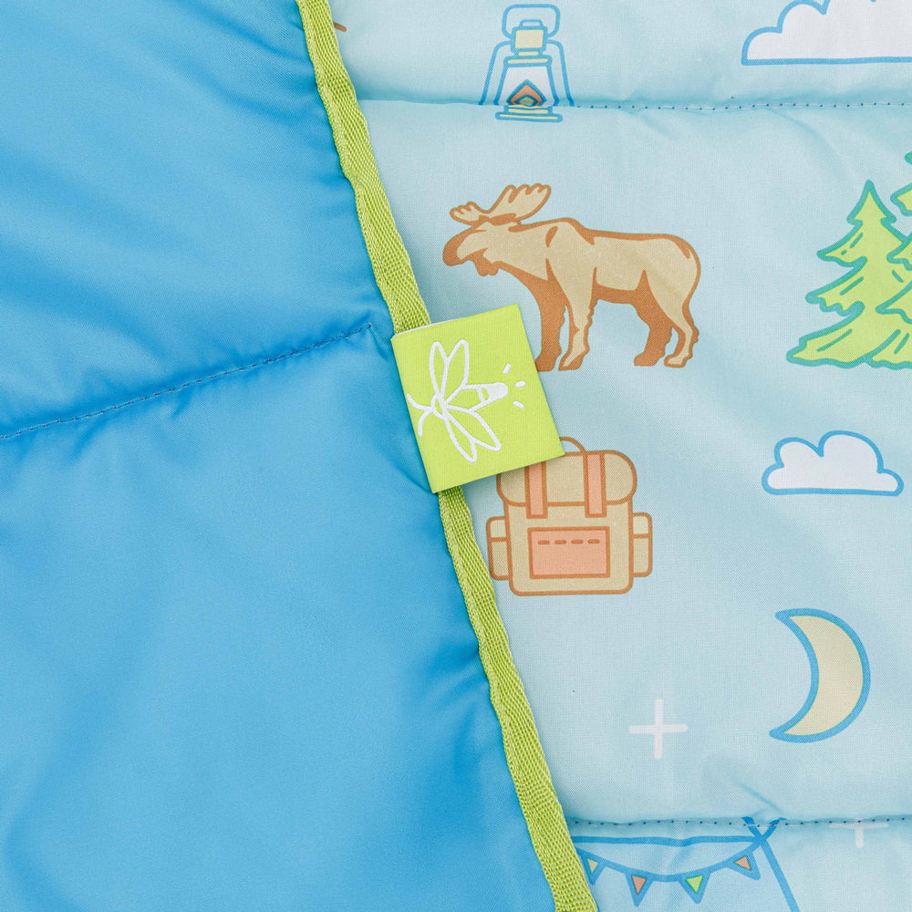 Youth Kids' Camping Blanket - Blue