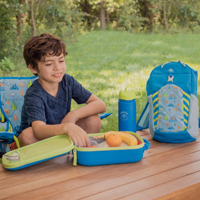 Toddler Lunch Bag and Water Bottle Set, Lunch-Box for Boys Kids Daycar –  MODAndME